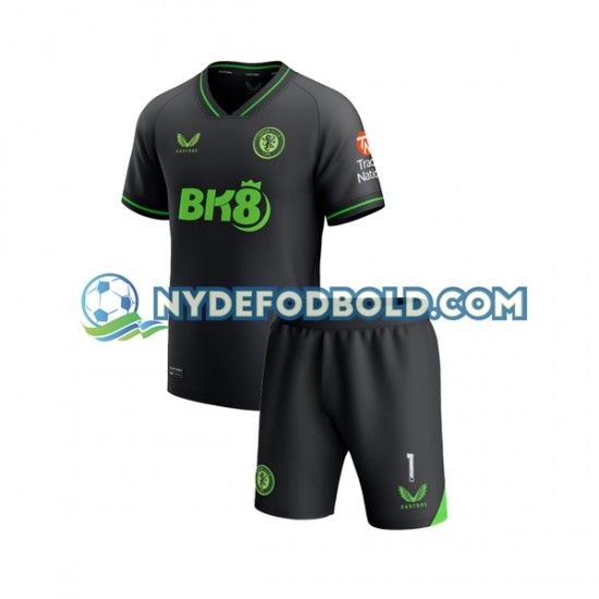 Hjemmebane Trøje Aston Villa Målmand Emiliano Martinez 1 2023-2024 K/Æ Børn(+Shorts)