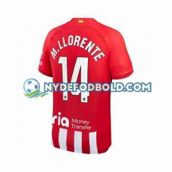 Hjemmebane Trøje Atlético Madrid Marcos Llorente 14 2023-2024 K/Æ Mænd
