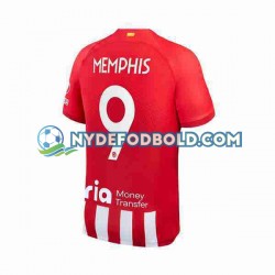 Hjemmebane Trøje Atlético Madrid Memphis Depay 9 2023-2024 K/Æ Mænd