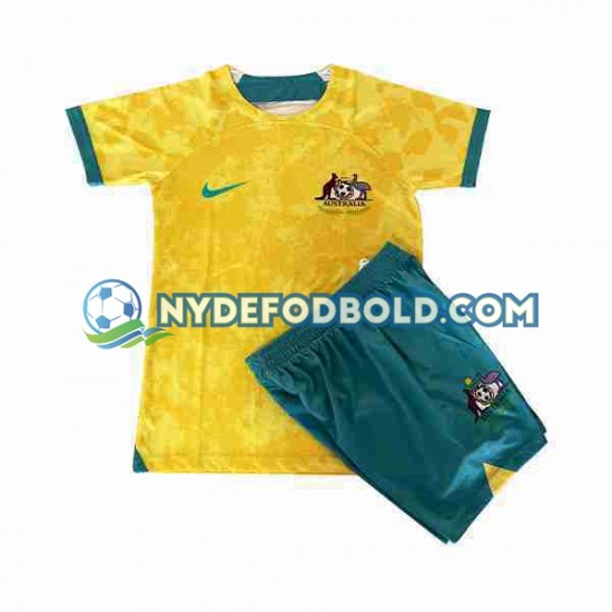 Hjemmebane Trøje Australien 2022 K/Æ Børn(+Shorts)