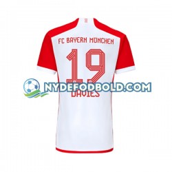 Hjemmebane Trøje FC Bayern München Alphonso Davies 19 2023-2024 K/Æ Mænd