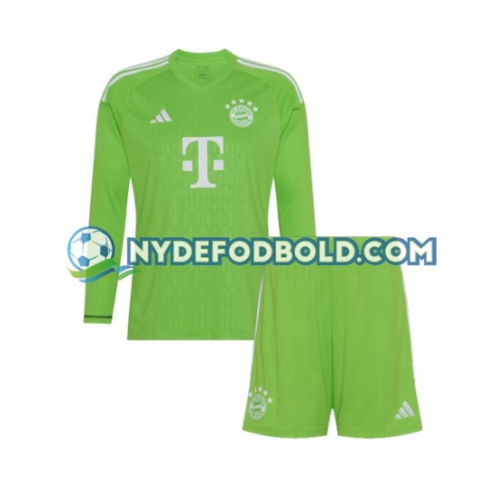 Udebane Trøje FC Bayern München Målmand 2023-2024 L/Æ Børn(+Shorts)