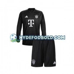 Hjemmebane Trøje FC Bayern München Målmand 2023-2024 L/Æ Børn(+Shorts)