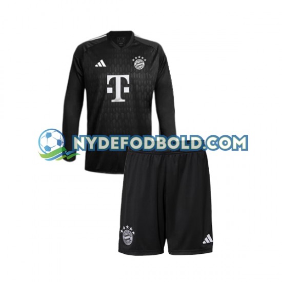 Hjemmebane Trøje FC Bayern München Målmand 2023-2024 L/Æ Børn(+Shorts)