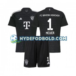 Hjemmebane Trøje FC Bayern München Målmand Manuel Neuer 1 2023-2024 K/Æ Børn(+Shorts)