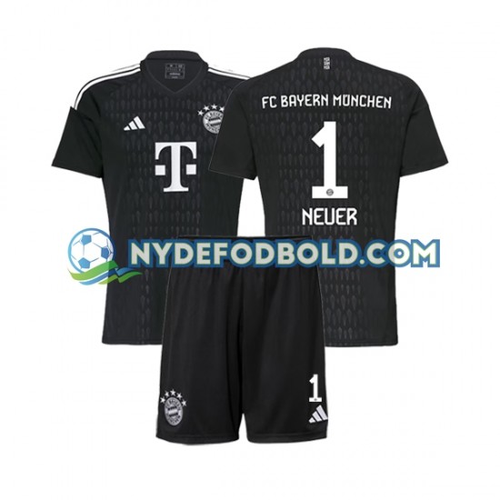 Hjemmebane Trøje FC Bayern München Målmand Manuel Neuer 1 2023-2024 K/Æ Børn(+Shorts)
