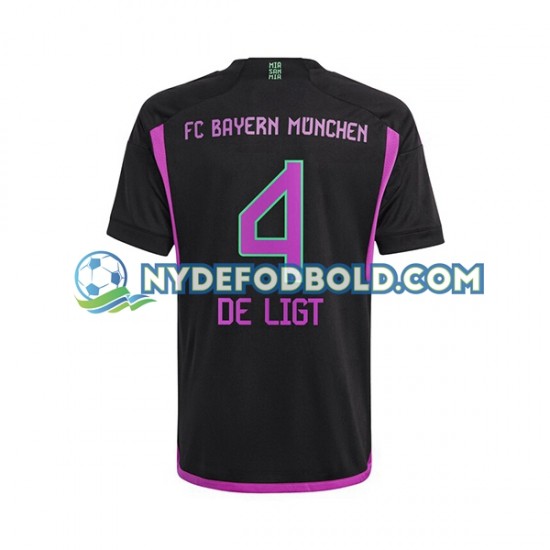 Udebane Trøje FC Bayern München Matthijs de Ligt 4 2023-2024 K/Æ Mænd