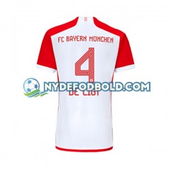 Hjemmebane Trøje FC Bayern München Matthijs de Ligt 4 2023-2024 K/Æ Mænd