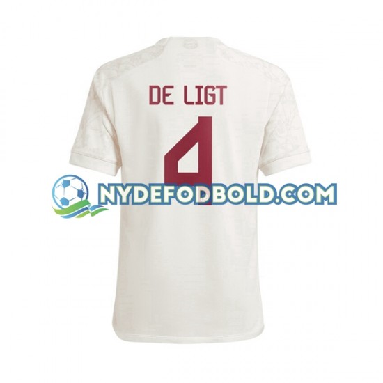 3. Valg Trøje FC Bayern München Matthijs de Ligt 4 2023-2024 K/Æ Mænd