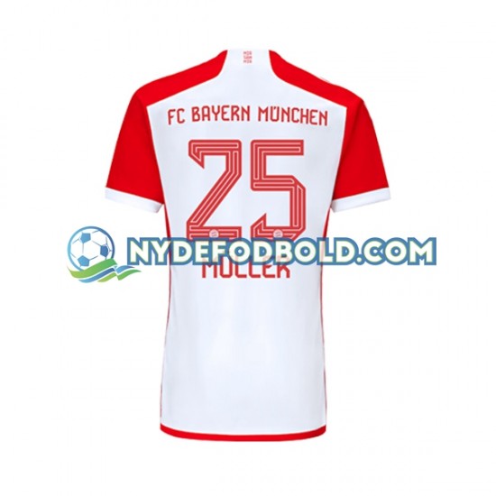 Hjemmebane Trøje FC Bayern München Thomas Muller 25 2023-2024 K/Æ Mænd