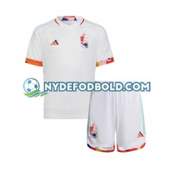 Udebane Trøje Belgien World Cup 2022 K/Æ Børn(+Shorts)