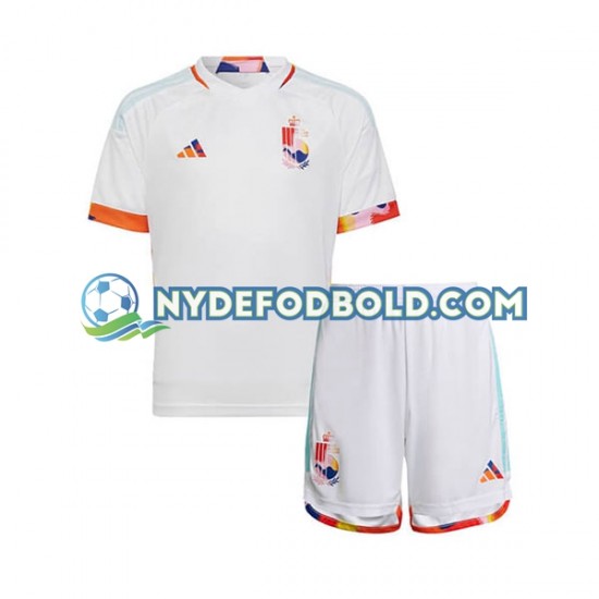 Udebane Trøje Belgien World Cup 2022 K/Æ Børn(+Shorts)
