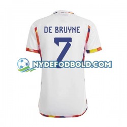 Udebane Trøje Belgien De Bruyne 7 World Cup 2022 K/Æ Mænd