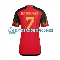 Hjemmebane Trøje Belgien De Bruyne 7 World Cup 2022 K/Æ Mænd