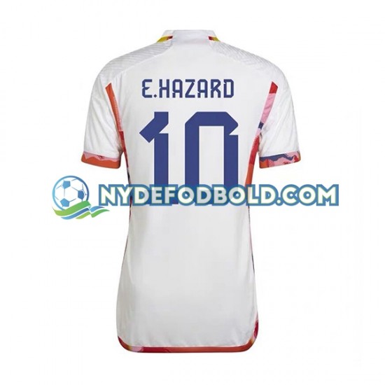 Udebane Trøje Belgien Eden Hazard 10 World Cup 2022 K/Æ Mænd