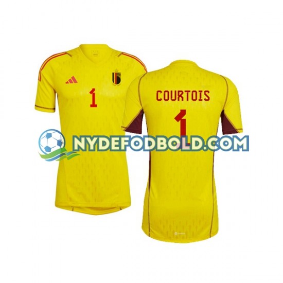 Udebane Trøje Belgien Målmand Courtois 1 World Cup 2022 K/Æ Mænd
