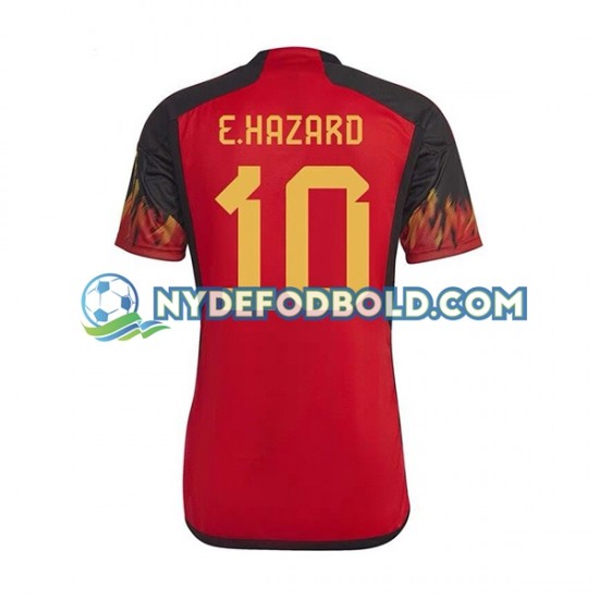 Hjemmebane Trøje Belgien Hazard 10 World Cup 2022 K/Æ Mænd