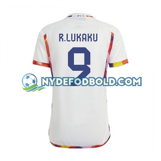 Udebane Trøje Belgien Lukaku 9 World Cup 2022 K/Æ Mænd