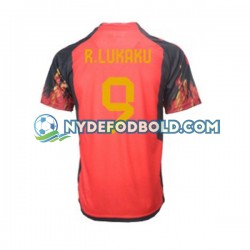 Hjemmebane Trøje Belgien Lukaku 9 World Cup 2022 K/Æ Mænd