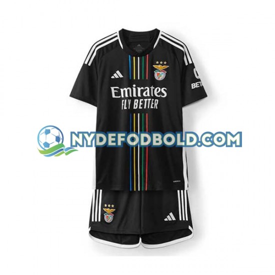 Udebane Trøje Benfica 2023-2024 K/Æ Børn(+Shorts)