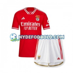 Hjemmebane Trøje Benfica 2023-2024 K/Æ Børn(+Shorts)