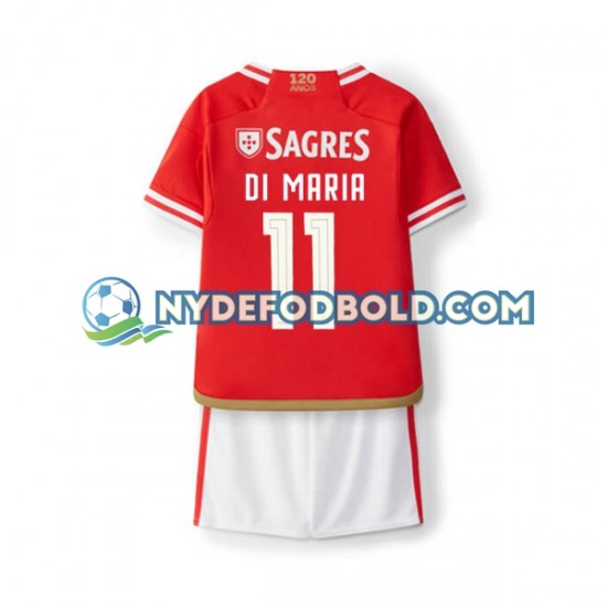 Hjemmebane Trøje Benfica Di Maria 11 2023-2024 K/Æ Børn(+Shorts)