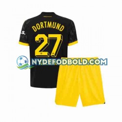 Udebane Trøje Borussia Dortmund Karim Adeyemi 27 2023-2024 K/Æ Børn(+Shorts)