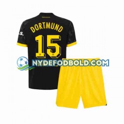 Udebane Trøje Borussia Dortmund Mats Hummels 15 2023-2024 K/Æ Børn(+Shorts)