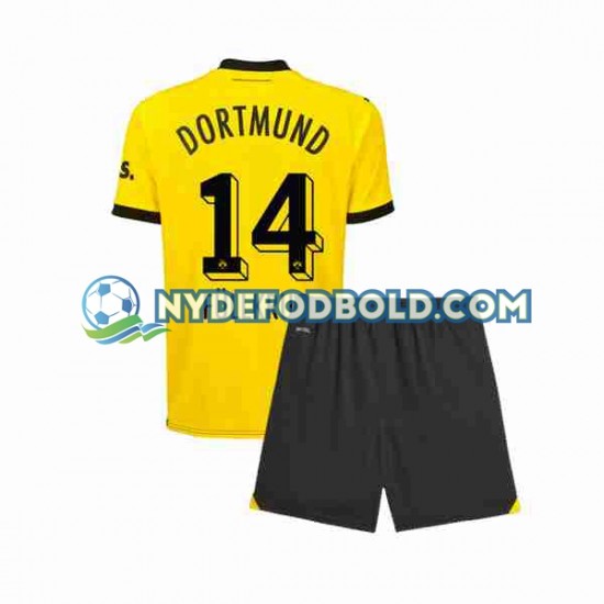 Hjemmebane Trøje Borussia Dortmund Niclas Fullkrug 14 2023-2024 K/Æ Børn(+Shorts)