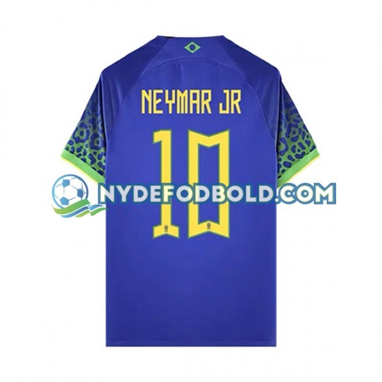 Udebane Trøje Brasilien Neymar JR 10 World Cup 2022 K/Æ Mænd