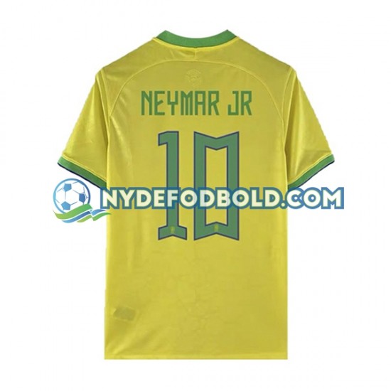 Hjemmebane Trøje Brasilien Neymar JR 10 World Cup 2022 K/Æ Mænd