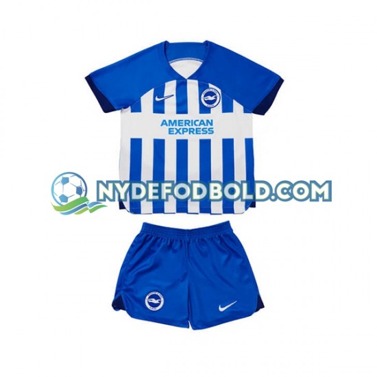 Hjemmebane Trøje Brighton Hove Albion 2023-2024 K/Æ Børn(+Shorts)
