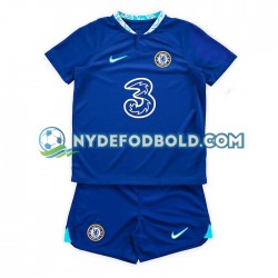 Hjemmebane Trøje Chelsea 2022-2023 K/Æ Børn(+Shorts)