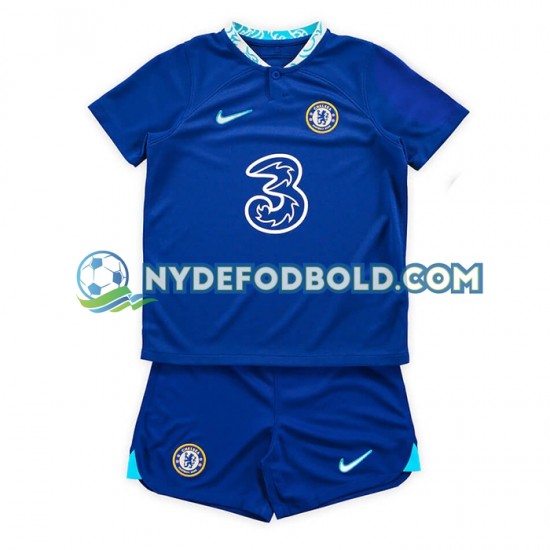 Hjemmebane Trøje Chelsea 2022-2023 K/Æ Børn(+Shorts)