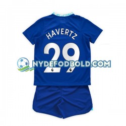 Hjemmebane Trøje Chelsea Kai Havertz 29 2022-2023 K/Æ Børn(+Shorts)