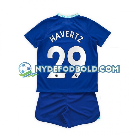 Hjemmebane Trøje Chelsea Kai Havertz 29 2022-2023 K/Æ Børn(+Shorts)