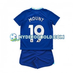 Hjemmebane Trøje Chelsea Mason Mount 19 2022-2023 K/Æ Børn(+Shorts)
