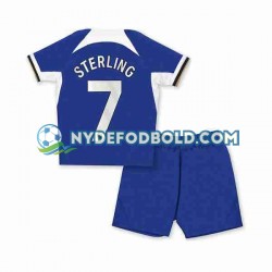 Hjemmebane Trøje Chelsea Raheem Sterling 7 2023-2024 K/Æ Børn(+Shorts)