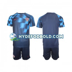 Udebane Trøje Kroatien World Cup 2022 K/Æ Børn(+Shorts)