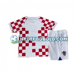 Hjemmebane Trøje Kroatien World Cup 2022 K/Æ Børn(+Shorts)