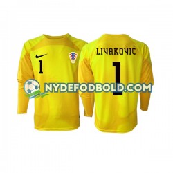 Hjemmebane Trøje Kroatien Målmand Dominik Livakovic 1 World Cup 2022 L/Æ Mænd