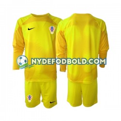 Hjemmebane Trøje Kroatien Målmand World Cup 2022 L/Æ Børn(+Shorts)