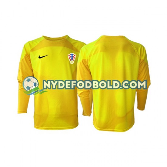 Hjemmebane Trøje Kroatien Målmand World Cup 2022 L/Æ Mænd