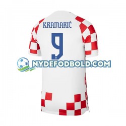 Hjemmebane Trøje Kroatien Kramaric 9 World Cup 2022 K/Æ Mænd