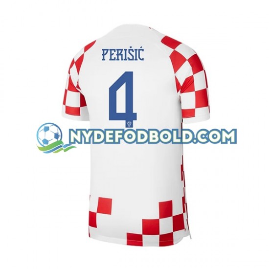 Hjemmebane Trøje Kroatien Perisic 4 World Cup 2022 K/Æ Mænd