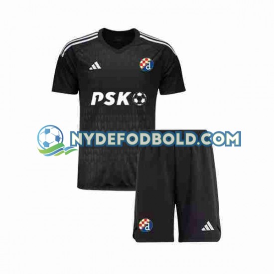 Udebane Trøje Dinamo Zagreb Målmand 2023-2024 K/Æ Børn(+Shorts)