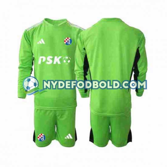 Hjemmebane Trøje Dinamo Zagreb Målmand 2023-2024 L/Æ Børn(+Shorts)