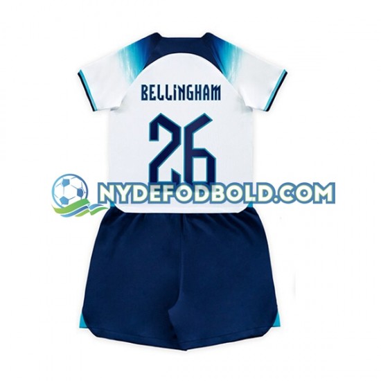 Hjemmebane Trøje England Bellingham 26 World Cup 2022 K/Æ Børn(+Shorts)