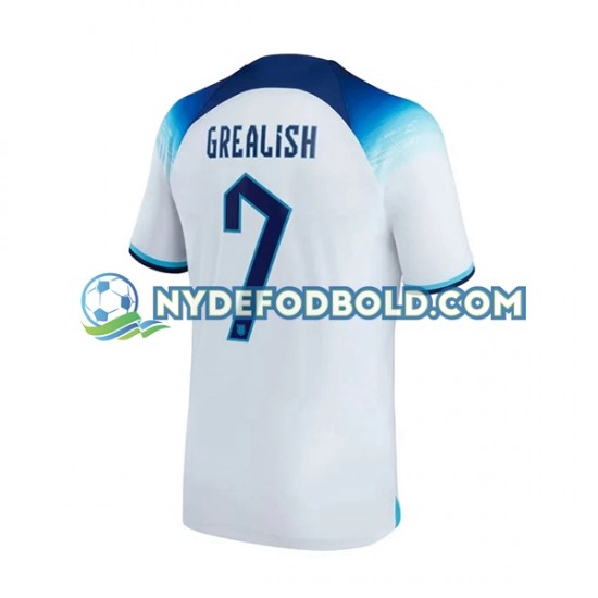 Hjemmebane Trøje England Grealish 7 World Cup 2022 K/Æ Mænd