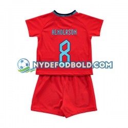 Udebane Trøje England Henderson 8 World Cup 2022 K/Æ Børn(+Shorts)